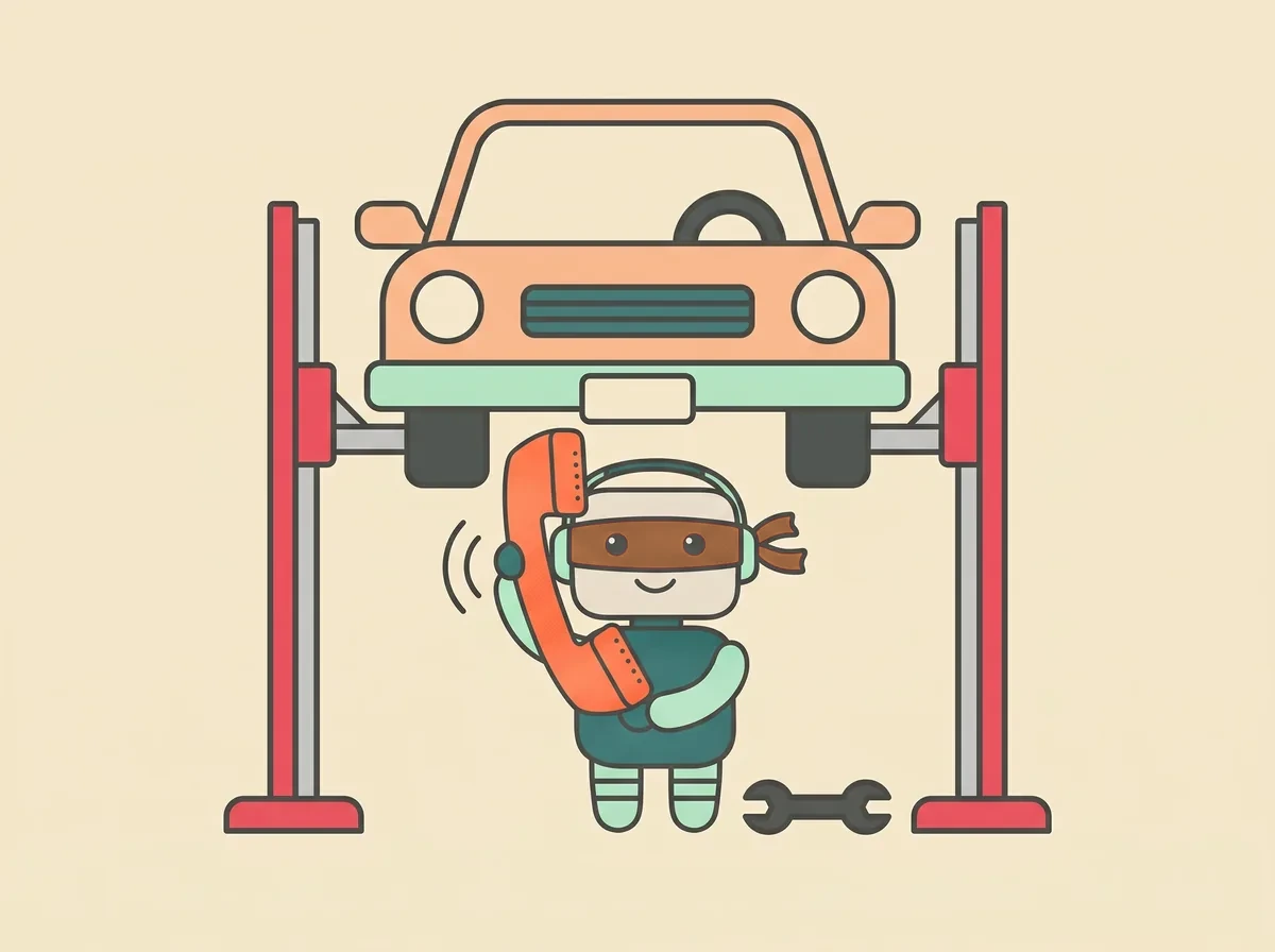 The Front Desk agent on the job: the call while you are under a car