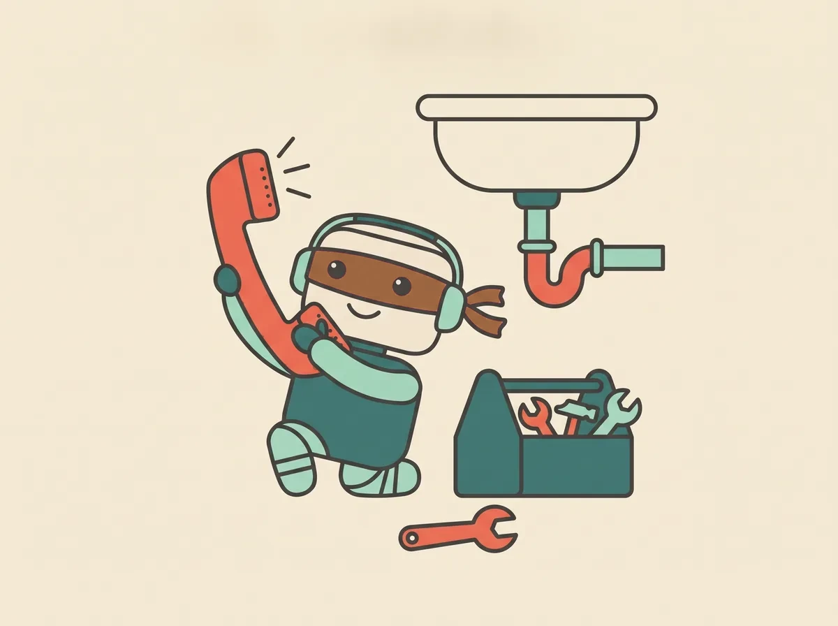 The Front Desk agent on the job: the call while you are under a sink