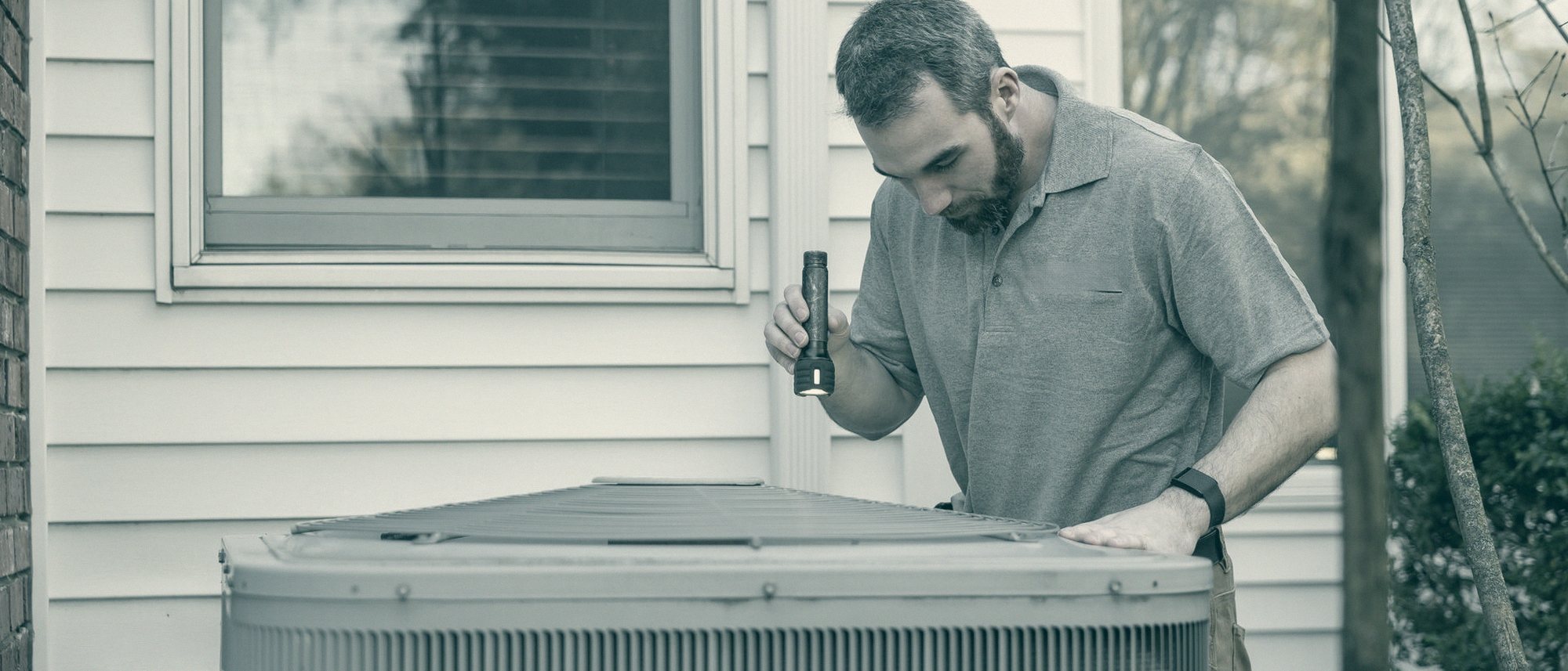 People at work in a home services business