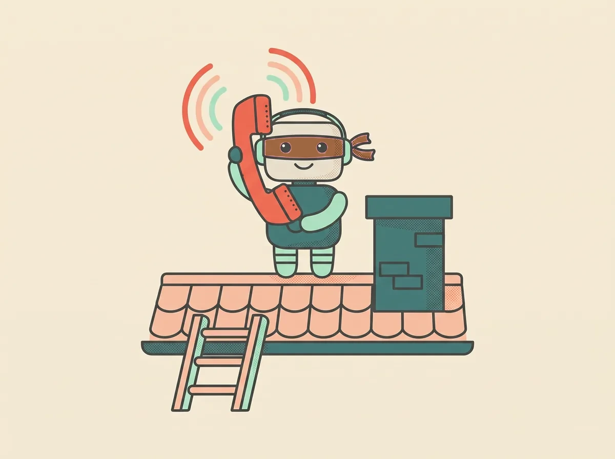 The Front Desk agent on the job: the call from the top of a ladder