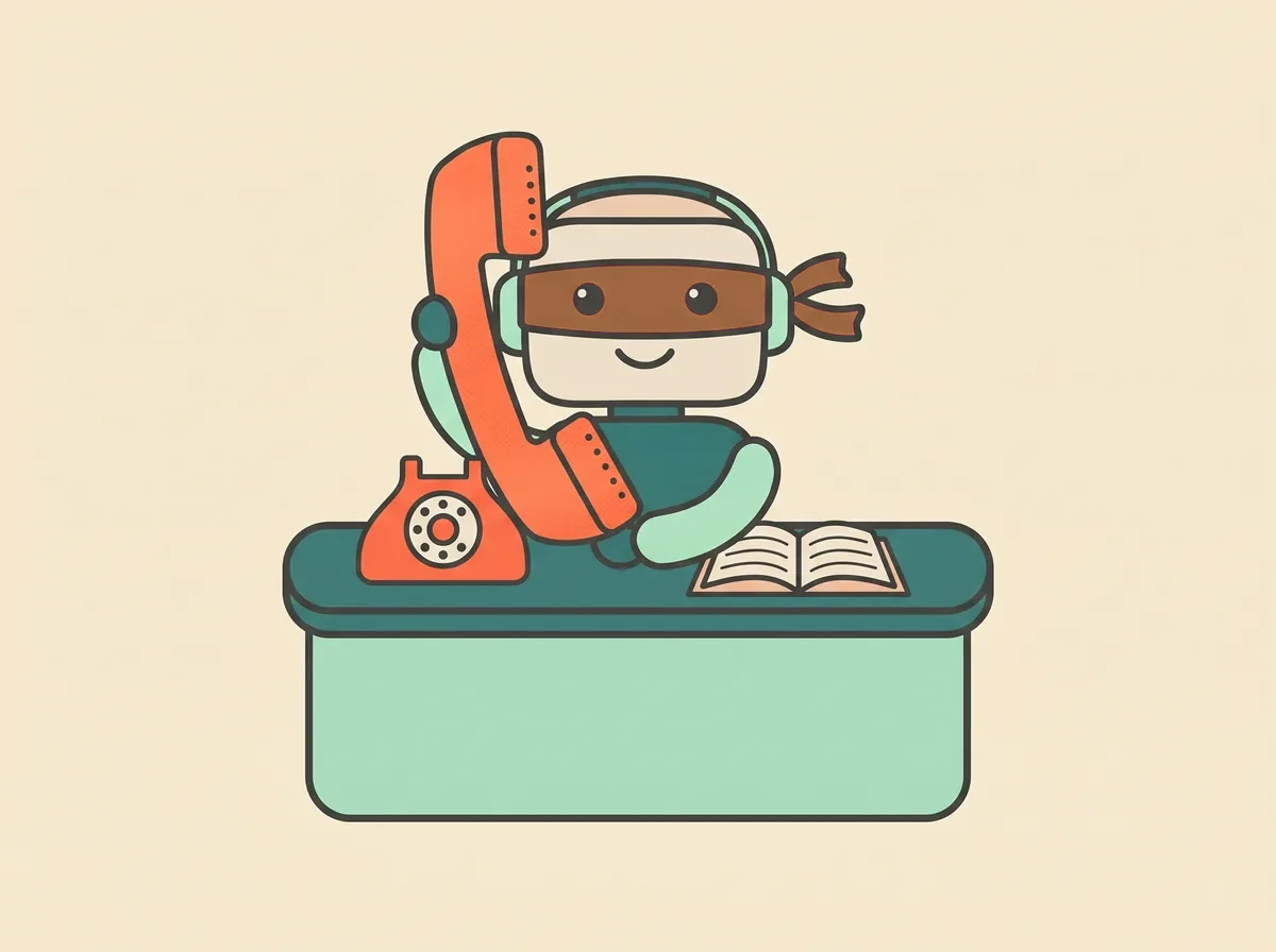 The Front Desk agent on the job: the call that rings mid-colour